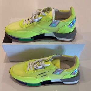 Neon Green Men's Sneakers
